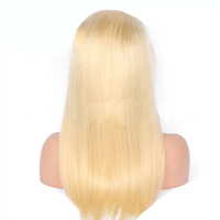 Perruques Lace Front Wig Remy 13*4-Perruque Lace Wig naturelle brésilienne, pre-plucked, blond miel, longue, transparente