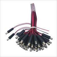Hoyato 12V 5.5x2.1mm femelle prise de courant cc Jack connecteur câble prise fil pour CCTV fabricant de lumière LED