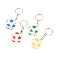 Porte-clés créatif en PVC en forme de ballon (football, basketball, tennis) – Cadeau sportif, étanche et léger – Fabriqué au Zhejiang
