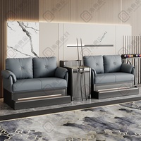Chinesischer Stil Echtes Leder Billard-Sofa für Billardhallen-Wettbewerbe Professionelle Beobachtung Freizeitnutzung Langlebig