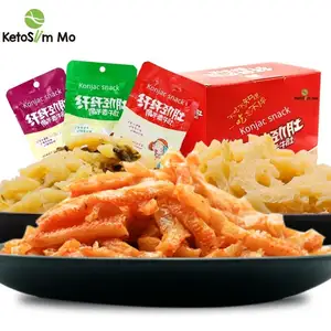 Ketoslim Mo Nhà Sản Xuất Số Lượng Lớn Vaccum Vegan Keto Đồ Ăn Vặt Konjac Nguyên Bản Cay Lành Mạnh Hàn Quốc