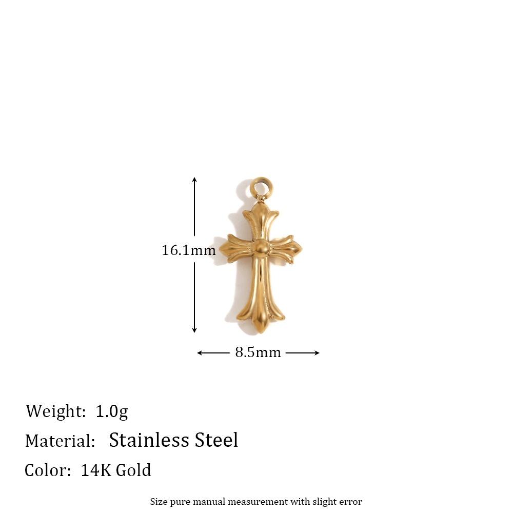 Colgante cruzado a rayas estilo europeo vintage - oro