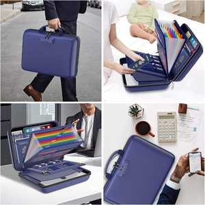 Pochette de rangement sécurisée pour passeport, ignifuge, imperméable, avec fermeture éclair et revêtement en silicone - Product Image 5