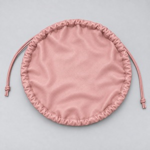 Makeup <b>Bag</b> Vegan Leather Drawstring Flat Lay Cosmetic Pouch Opens into 45cm Mat PVC Free Custom Logo - Product Image 3