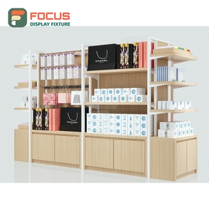 Comptoir de présentation de perruques de salon haut de gamme avec vitrine en verre, tiroir et étagère intégrée pour magasin - Product Image 3