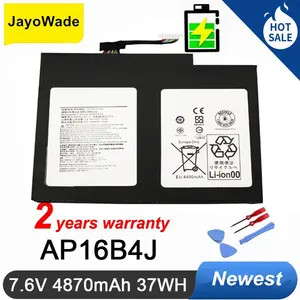 Usine AP16B4J batterie d'ordinateur portable pour <span class=keywords><strong>Acer</strong></span> <span class=keywords><strong>Aspire</strong></span> Switch Alpha 12 SA5-271 tablette <span class=keywords><strong>PC</strong></span> 7.6V 37WH AP16B4J Batteries pour ordinateur portable - Product Image 2