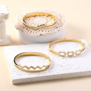 Best Quality Ason Fancy <b>Bracelet</b> for Girls Fashion Waterproof Wholesale Stainless Steel <b>Bracelet</b> <b>Bangles</b> - Product Image 2