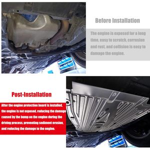 แผ่นกันกระแทกใต้ท้องเครื่องยนต์อะลูมิเนียม 74110-TBA-A00 สำหรับ Honda Civic ปี 16-21 - Product Image 1