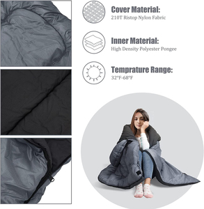 <span class=keywords><strong>Sacco</strong></span> <span class=keywords><strong>a</strong></span> <span class=keywords><strong>pelo</strong></span> WOQI per adulti e bambini con apertura per un facile accesso, caldo per 3 stagioni - Product Image 3