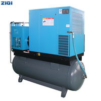 Usine directe 7.5kw 10hp 16 bar compresseurs d'air rotatifs industriels Machine compresseur à vis tout-en-un pour AC pour la découpe laser