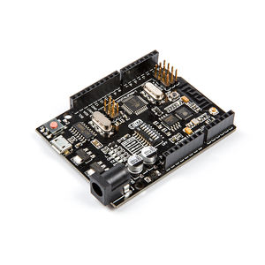 Carte de développement de composants électroniques KUONGSHUN WiFi R3 Module ATmega328P 32 Ko Flash avec <span class=keywords><strong>ESP8266</strong></span> 32 Mo Flash USB-TTL <span class=keywords><strong>CH340G</strong></span> - Product Image 1