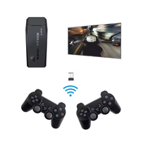 Super Y3 Mini USB Game Stick Console de jeux vidéo 4K avec 3500 jeux classiques intégrés Lecteur rétro Double manette sans fil