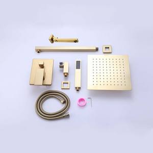 Cabezal <span class=keywords><strong>de</strong></span> ducha oculto cuadrado <span class=keywords><strong>de</strong></span> cobre Estilo <span class=keywords><strong>Cascada</strong></span> fría y caliente agua abajo cabezal <span class=keywords><strong>de</strong></span> ducha montado en <span class=keywords><strong>la</strong></span> pared aumento <span class=keywords><strong>de</strong></span> presión - Product Image 5