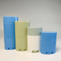 Tube rotatif en plastique PP vide de luxe, grande capacité, personnalisable, écologique, 90g, rechargeable, pour cosmétiques solides