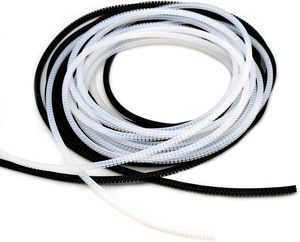 Nouvelle passe-câble de bureau, joint d'étanchéité pour entrée/sortie de câbles, couvercle de trou, ruban de bordure dentelé de 10 m pour protection de câbles - Product Image 1