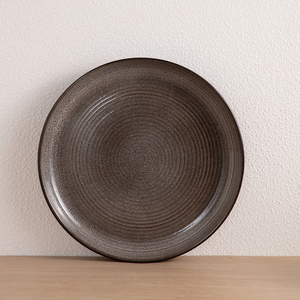Service de table en grès brun marbré style nature, texture concentrique, vaisselle en céramique, vente en gros personnalisée - Product Image 6