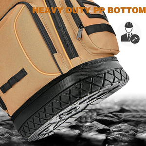 Bolsa <span class=keywords><strong>de</strong></span> Herramientas Eléctrica Impermeable con Base Moldeada, Mochila <span class=keywords><strong>de</strong></span> Herramientas Resistente para Electricista, Compartimento para Laptop <span class=keywords><strong>de</strong></span> 16 Pulgadas, Bolsa <span class=keywords><strong>de</strong></span> <span class=keywords><strong>Trabajo</strong></span> para Técnico - Product Image 2