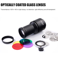 ZSYB YG60 Vente Chaude Projecteur Gobo Photo Professionnel avec Lentilles Optiques Traitées, Corps Métallique Durable et Forme de Lumière Personnalisable