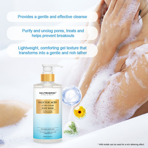 Gel <span class=keywords><strong>Doccia</strong></span> Esfoliante <span class=keywords><strong>Naturale</strong></span> Idratante con Olio di Tea Tree e Acido Salicilico, Etichetta Privata - Product Image 5