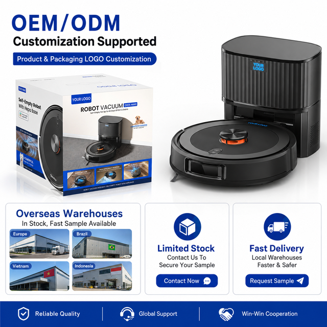 Teendow Robot Aspiradora Floor Cleaning Robot With Self-Emptying Dustbin Mopping LDS Laser Smart Robot Vacuum Cleaner