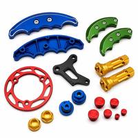 Cubierta de Caliper Anodizada Personalizada para Motocicleta, Piezas Mecanizadas CNC, Caliper de Freno Delantero de Aleación de Aluminio 7075 Personalizado