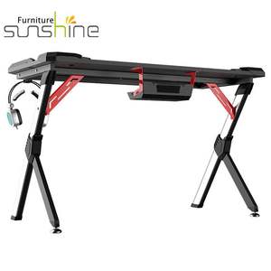 Grand <span class=keywords><strong>bureau</strong></span> de jeu à hauteur réglable de haute qualité pour les joueurs de <span class=keywords><strong>bureau</strong></span> et d'ordinateur portable - Product Image 2