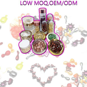 1000 buah/kantong Serum lidah buaya minyak biji anggur Kapsul lembut minyak esensial pelembap hidrasi OEM - Product Image 5