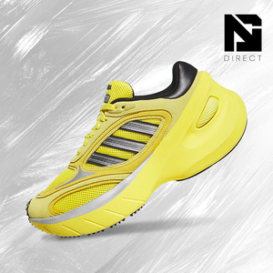 Zapatillas Adidas Goukana 'Light Yellow' para Correr, Parte Superior Transpirable, con Cordones, Punta Redonda, Estilo Deportivo - Product Image 1