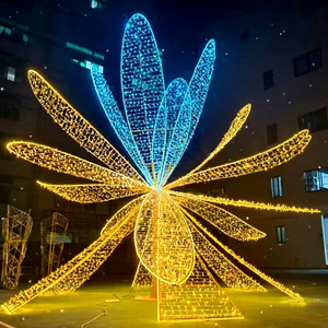 Luces LED 3D Personalizadas con Motivos de Rosas y Tulipanes para Paisajes Comerciales y Festivos - Product Image 1