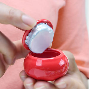 Estick Mini Théière Moderne, Tasses en Céramique Antique, Pot Arbre de Fortune, Boîte à <span class=keywords><strong>Rouge</strong></span> à Lèvres, Flacon Scellé, Pot à Poudre Parfumée, Fête - Product Image 4