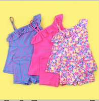 Vente en gros 2025 Ensemble robe de tennis et short de vélo pour tout-petits filles Ensemble de protection solaire extensible UPF 50 +