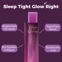 Gelée de collagène OEM Bestseller Sommeil & Beauté avec mélange herbal nocturne Leefar pour adultes : pour un sommeil réparateur et une peau éclatante