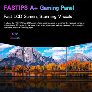 Moniteur de jeu <span class=keywords><strong>27</strong></span> <span class=keywords><strong>pouces</strong></span> 2K 165Hz Haute performance <span class=keywords><strong>Écran</strong></span> LED IPS Support <span class=keywords><strong>réglable</strong></span> <span class=keywords><strong>Écran</strong></span> de bureau pour <span class=keywords><strong>PC</strong></span> de sport électronique Ordinateur portable Maison - Product Image 5