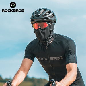 Mũ che mặt ROCKBROS tùy chỉnh một lỗ, chống nắng, che kín mặt, chất liệu polyester, mặt nạ mùa hè làm mát bằng vải lụa đá, mũ trùm đầu - Product Image 5
