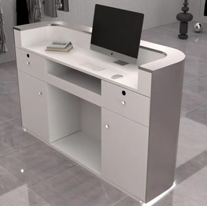 Custom Stainless Steel Bar Shop <b>Small</b> Cash Register Reception <b>Desk</b> Simple Barbershop Beauty Salon Front <b>Desk</b> - Product Image 5