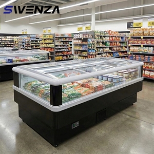 Îlot de présentation réfrigérée pour supermarché en <span class=keywords><strong>libre</strong></span>-<span class=keywords><strong>service</strong></span> - Product Image 1