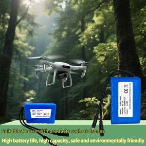 맞춤형 3.7V 7.4V 11.1V 12V 14.8V 24V 18650 리튬 이온 충전식 18650 10000mah 리튬 배터리 팩 - Product Image 3