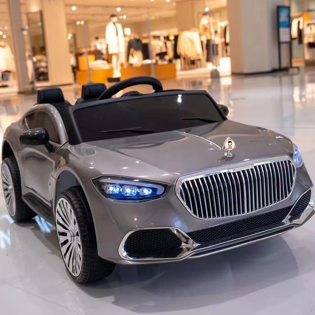 Painted silver+leather seat