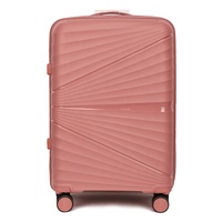 Ensembles de bagages 3 pièces PP voyage étui rigide ensemble de bagages bagages TSA serrure valise