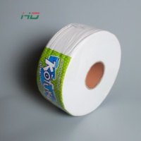 Échantillon gratuit vente en gros bon marché de pâte de bois vierge de qualité supérieure rouleau géant de papier hygiénique de soie