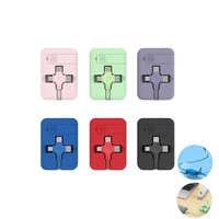 Venta al por mayor 3 en 1 almacenamiento retráctil USB tipo C cargador Cable 3A de alimentación con soporte de teléfono puerto de carga múltiple para dispositivos móviles
