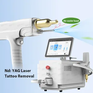 Prezzo di promozione Q switch e yag laser pigmenziona rimozione del tatuaggio macchina di rimozione con 1064nm 532nm laser