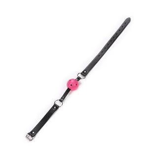Productos para adultos, ataduras y dispositivos de sujeción para mujeres, mordaza erótica de cuero, mordaza bucal, juguetes alternativos, cinturones de bondage, juguetes alternativos - Product Image 2
