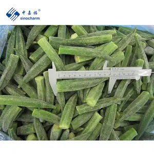 Sinocharm BRC approvato A Grade Frozen Fresh Okra Lady Finger /Frozen Fresh Green gombo/gombo in vendita congelato