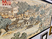 Il n'y a qu'une seule pierre murale en mosaïque partielle de Along the River Pendant le festival de Qingming dans le monde, tous faits à la main