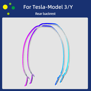 Xe giao hưởng LED bầu không khí đèn cho Tesla mô hình 3/Y môi trường xung quanh chiếu sáng LED xe nội thất môi trường xung quanh ánh sáng Acrylic sợi quang - Product Image 5