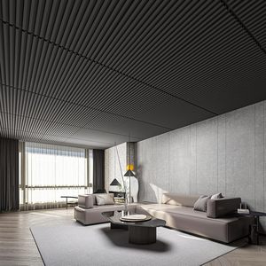 Pannello Acustico a Doghe Economico Akupanel in Fibra di Poliestere <span class=keywords><strong>Pannelli</strong></span> Fonoassorbenti <span class=keywords><strong>per</strong></span> Palestra e Studio con Riduzione del Rumore del 80% - Product Image 3
