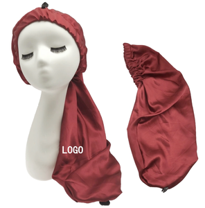 Bonnets en satin de polyester extra ajustables pour femmes aux cheveux longs bouclés, doux, pour usage quotidien, quatre saisons, promotion, cadeau - Product Image 1
