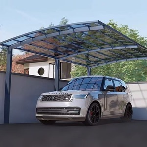 Abri de voiture en aluminium, auvents de <span class=keywords><strong>garage</strong></span>, abri de voiture en aluminium compétitif, abri de voiture en aluminium <span class=keywords><strong>double</strong></span> pour le stationnement des voitures - Product Image 1