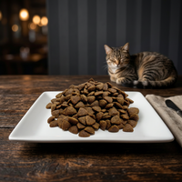 Nourriture sèche pour chats OEM, poulet, thon, haute teneur en protéines, sans céréales, faible en gras, santé digestive, gain musculaire, santé des articulations, santé de la peau et du pelage